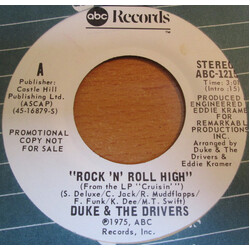Duke & The Drivers Rock 'N' Roll High USED VINYL 7INCH 45 RPM SINGLE PROMO STEREO