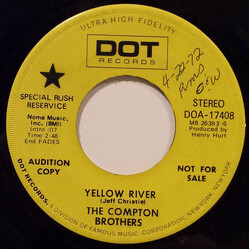 The Compton Brothers Yellow River USED VINYL 7INCH 45 RPM SINGLE PROMO