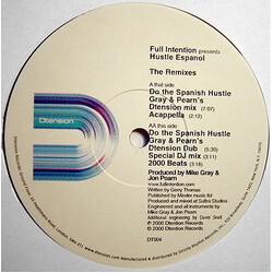Full Intention Hustle Espanol The Remixes USED VINYL 12INCH 33 S RPM