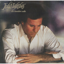 Julio Iglesias Un Hombre Solo Vinyl LP USED