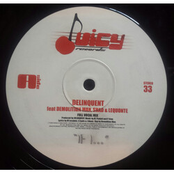 Delinquent / Demolition Man / Shad / Lequonte (2) If I... USED VINYL 12INCH 33 S RPM 45 RPM STEREO