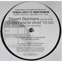 Desert Stormers I Don't Know What To Do (Can't Get Enough) USED VINYL 12INCH