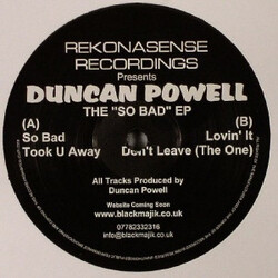 Duncan Powell So Bad EP USED VINYL 12INCH