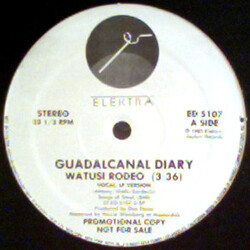 Guadalcanal Diary Watusi Rodeo USED VINYL 12INCH PROMO