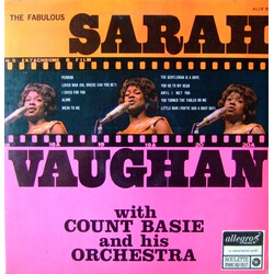 Sarah Vaughan / Count Basie Orchestra The Fabulous Sarah Vaughan With Count Basie And His Orchestra Vinyl LP USED