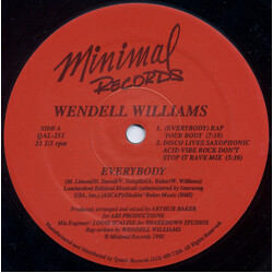 Wendell Williams Everybody VINYL 12" USED