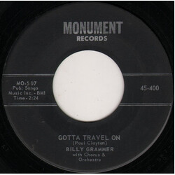 Billy Grammer Gotta Travel On / Chasing A Dream USED VINYL 7INCH 45 RPM SINGLE