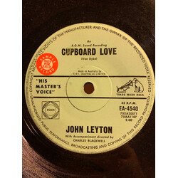 John Leyton Cupboard Love USED VINYL 7INCH 45 RPM SINGLE