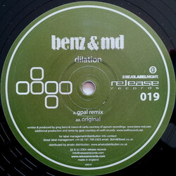 Benz & MD Dilation VINYL 12" USED