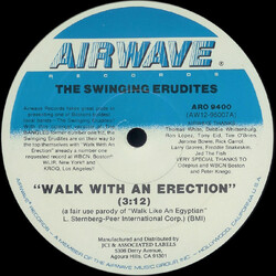 The Swinging Erudites Walk With An Erection VINYL 12" USED