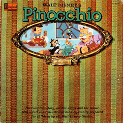 Jiminy Cricket Walt Disney's Story Of Pinocchio Vinyl LP USED