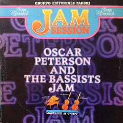 Oscar Peterson / Ray Brown / Niels-Henning Ørsted Pedersen Oscar Peterson And The Bassists Jam Vinyl LP USED