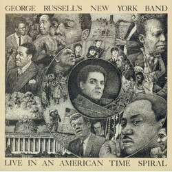 George Russell's New York Band Live In An American Time Spiral Vinyl LP USED
