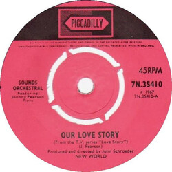 Sounds Orchestral Our Love Story USED VINYL 7INCH SINGLE 45 RPM
