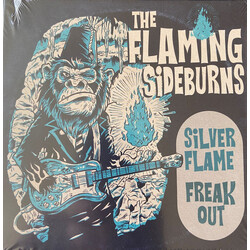 The Flaming Sideburns Silver Flame / Freak Out USED VINYL 7INCH 45 RPM SINGLE STEREO