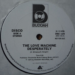 The Love Machine Desperately / Don't Fly Away USED VINYL 12INCH 33 S RPM SINGLE PROMO