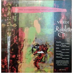 The Metropolitan Opera House Orchestra / Metropolitan Opera Chorus / Fausto Cleva Rigoletto Vinyl LP USED