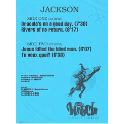 Jackson Dracula's On A Good Day EP USED VINYL 12INCH EP 33 S RPM