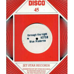 Blue Moderne Through The Night USED VINYL 12INCH WHITE LABEL