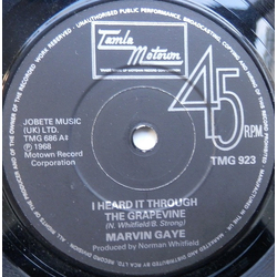 Marvin Gaye I Heard It Through The Grapevine / Chained Vinyl 7" USED