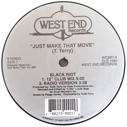 Black Riot Just Make That Move USED VINYL 12INCH 33 S RPM