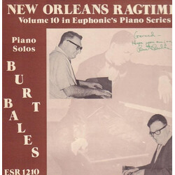 Burt Bales New Orleans Ragtime Volume 10 in Euphonic's Piano Series Vinyl LP USED