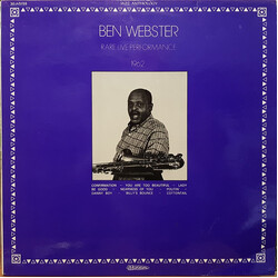 Ben Webster Rare Live Performance 1962 Vinyl LP USED