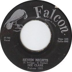 Dee Clark Seven Nights / 24 Boy Friends USED VINYL 7INCH 45 RPM SINGLE