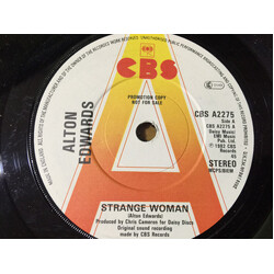 Alton Edwards Strange Woman USED VINYL 7INCH 45 RPM SINGLE PROMO