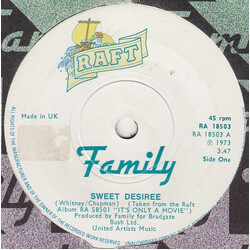 Family (6) Sweet Desiree VINYL 7" USED