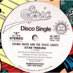 Cosmo Wave & The Space Cadets Star Treking Vinyl 12" USED