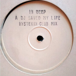 Indeep A DJ Saved My Life USED VINYL 12INCH SINGLE SIDED WHITE LABEL