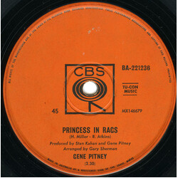 Gene Pitney Princess In Rags USED VINYL 7INCH 45 RPM SINGLE MONO