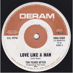Ten Years After Love Like A Man USED VINYL 7INCH 33 S RPM 45 RPM SINGLE