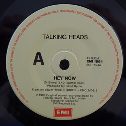Talking Heads Hey Now / Life During Wartime USED VINYL 7INCH 45 RPM SINGLE