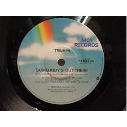 Triumph (2) Somebody's Out There USED VINYL 7INCH 45 RPM