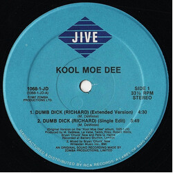 Kool Moe Dee Dumb Dick (Richard) USED VINYL 12INCH 33 S RPM