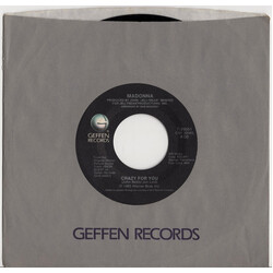 Madonna Crazy For You Vinyl 7" USED