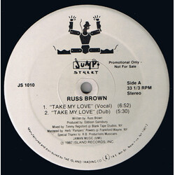 Russ Brown Take My Love / Gotta Find A Way VINYL 12" USED