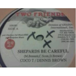 Dennis Brown / Cocoa Tea Shepards Be Careful USED VINYL 12INCH 45 RPM