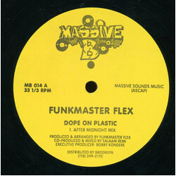 Funkmaster Flex Dope On Plastic USED VINYL 12INCH 33 S RPM