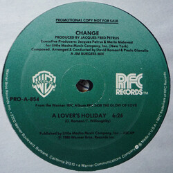 Change A Lover's Holiday VINYL 12" USED