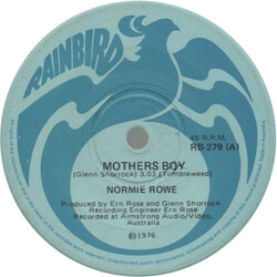 Normie Rowe Mothers Boy USED VINYL 7INCH 45 RPM SINGLE