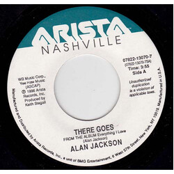 Alan Jackson (2) There Goes/ A House With No Curtains USED VINYL 7INCH 45 RPM SINGLE