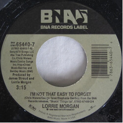 Lorrie Morgan I'm Not That Easy To Forget / You Can't Take That USED VINYL 7INCH 45 RPM SINGLE