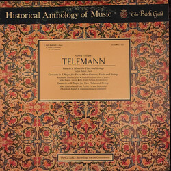 Georg Philipp Telemann / Zagrebački Solisti / Antonio Janigro Suite In A Minor For Flute And Strings; Concerto In E Major For Flute, Violin And Oboe D