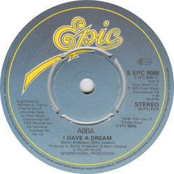 ABBA I Have  A Dream USED VINYL 7INCH 45 RPM SINGLE STEREO