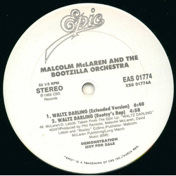 Malcolm McLaren And The Bootzilla Orchestra Waltz Darling Vinyl 12" USED