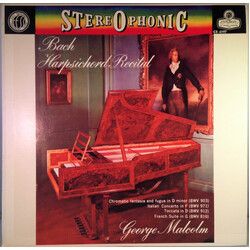 George Malcolm / Johann Sebastian Bach Harpsichord Recital Vinyl LP USED