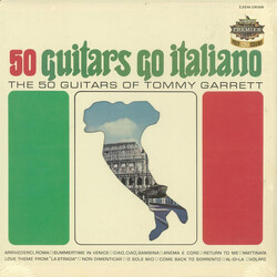 The 50 Guitars Of Tommy Garrett 50 Guitars Go Italiano Vinyl LP USED